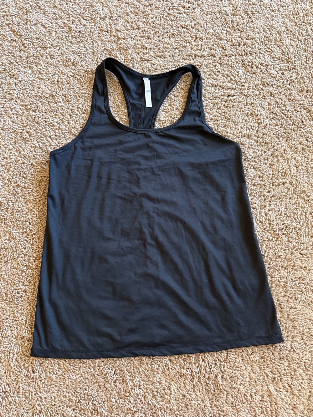 Fabletics Black Racerback Active Tank Top XS